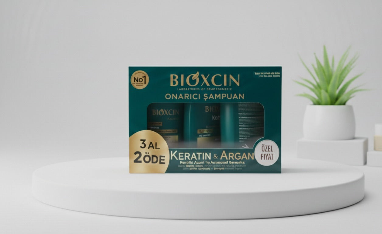 Bioxcin Onarıcı – Pack Réparateur Kératine & Argan